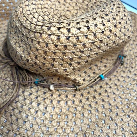 Forever 21 Women's Woven Straw Western Hat - Picture 6 of 9